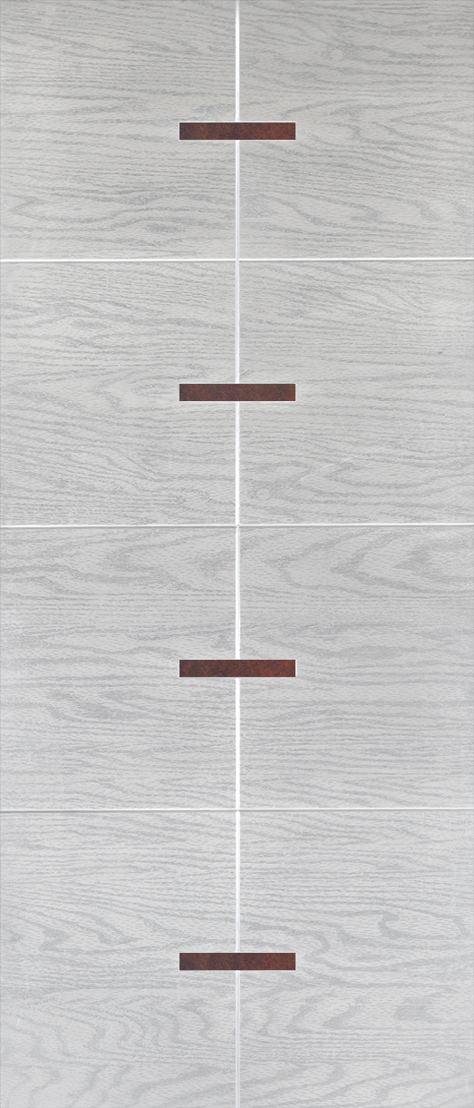 Poseidon Bianco Inserti Corten